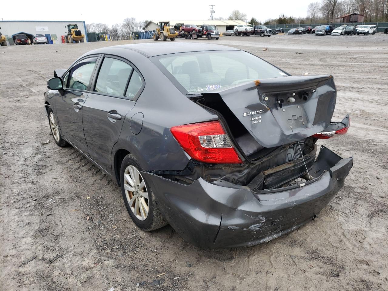Photo 3 from auction – 2012 HONDA CIVIC EXL with VIN 2HGFB2F92CH549688