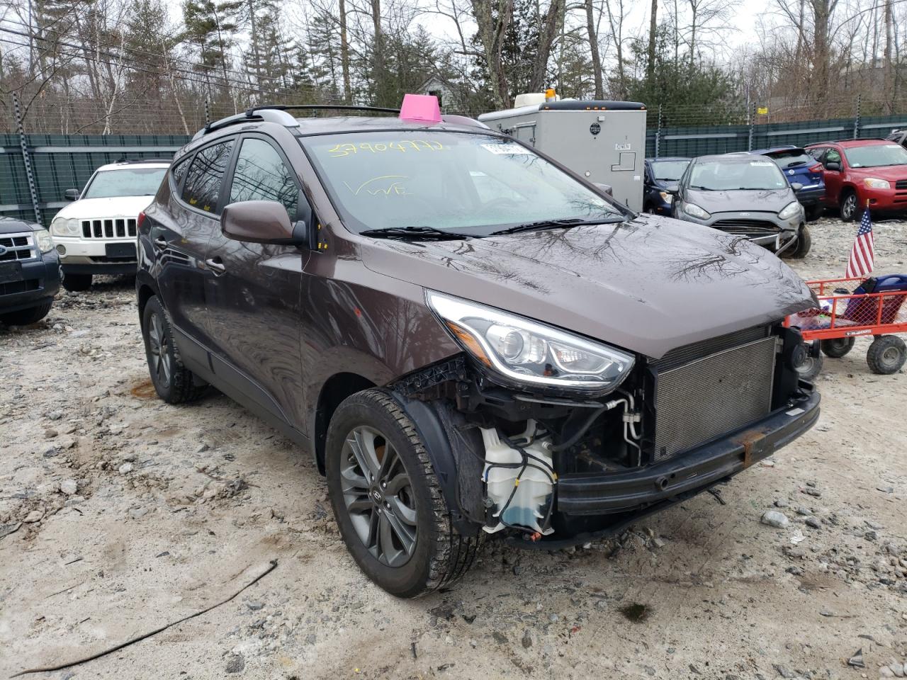 HYUNDAI TUCSON GLS 2014 with VIN KM8JUCAG2EU844784 - Photo from auction