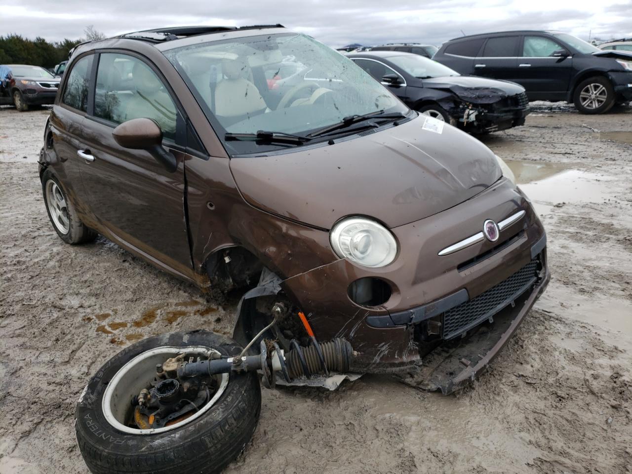 FIAT 500 POP 2012 with VIN 3C3CFFAR4CT120729 - Photo from auction