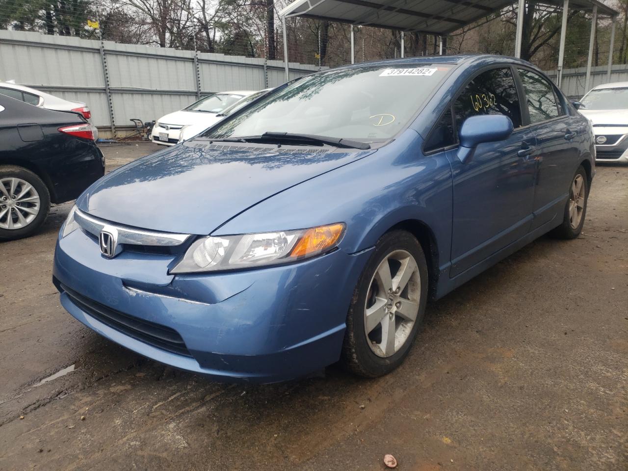 Photo 2 from auction – 2007 HONDA CIVIC EX with VIN 1HGFA16827L037362