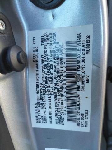 Photo 10 from auction – 2011 MITSUBISHI ENDEAVOR L with VIN 4A4JN2AS0BE034133