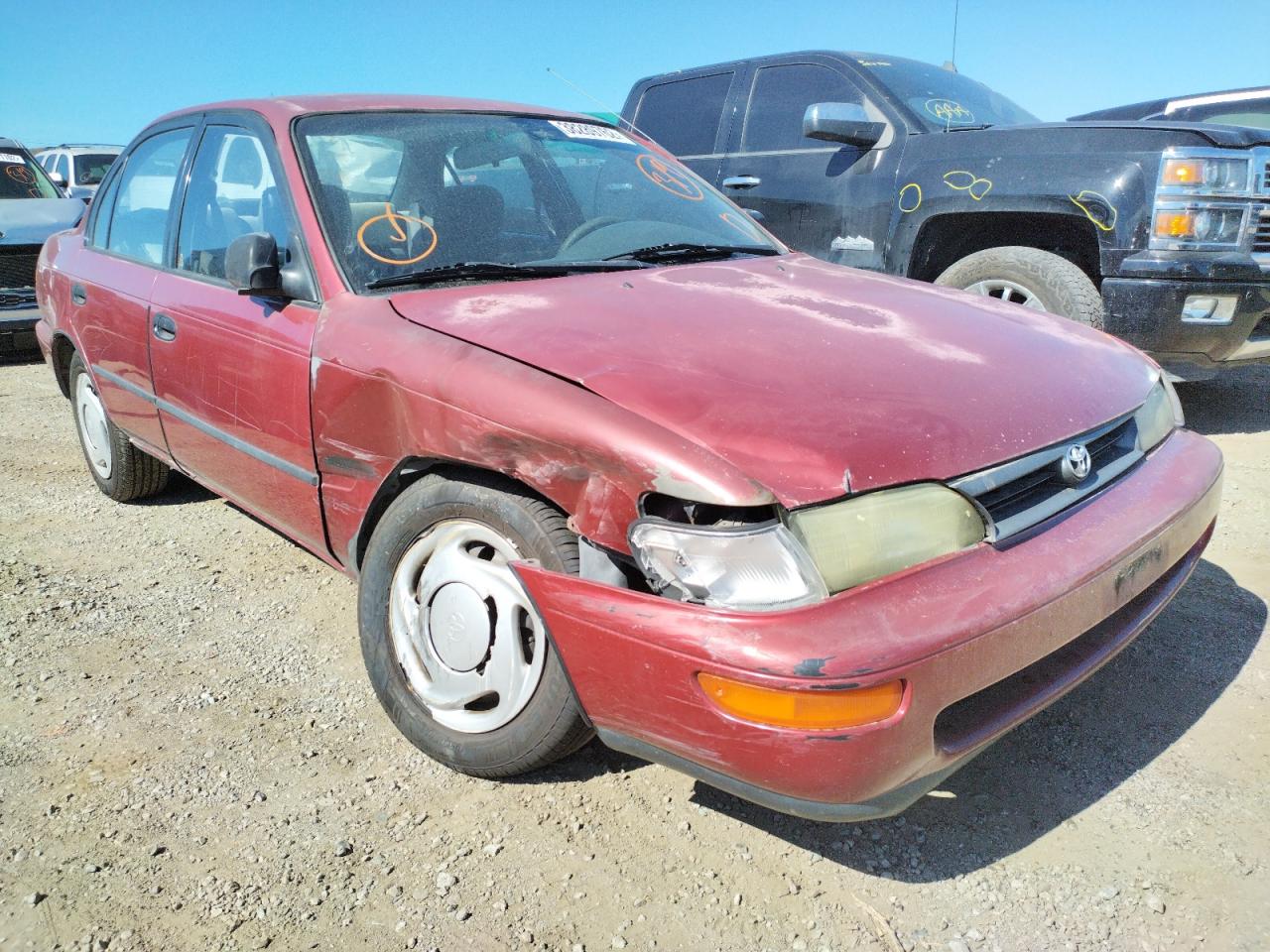 TOYOTA COROLLA LE 1994 with VIN 1NXAE09B1RZ134169 - Photo from auction