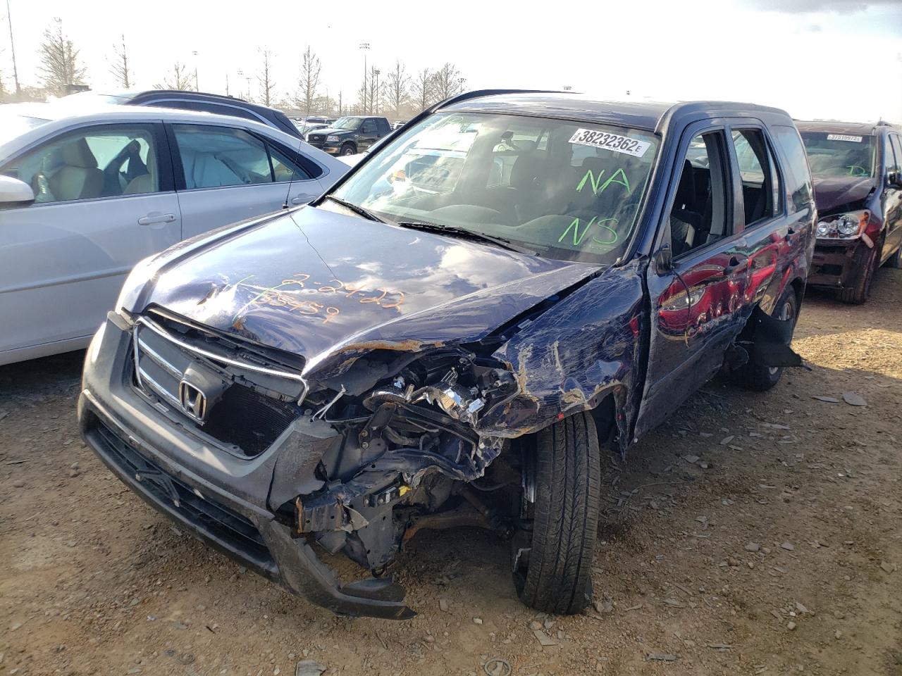 Photo 2 from auction – 2005 HONDA CR-V LX with VIN JHLRD78535C043213
