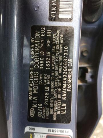 Photo 10 from auction – 2016 KIA RIO LX with VIN KNADM4A33G6687310