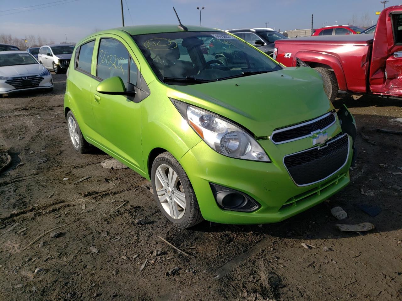 CHEVROLET SPARK LS 2014 with VIN KL8CA6S99EC590366 - Photo from auction