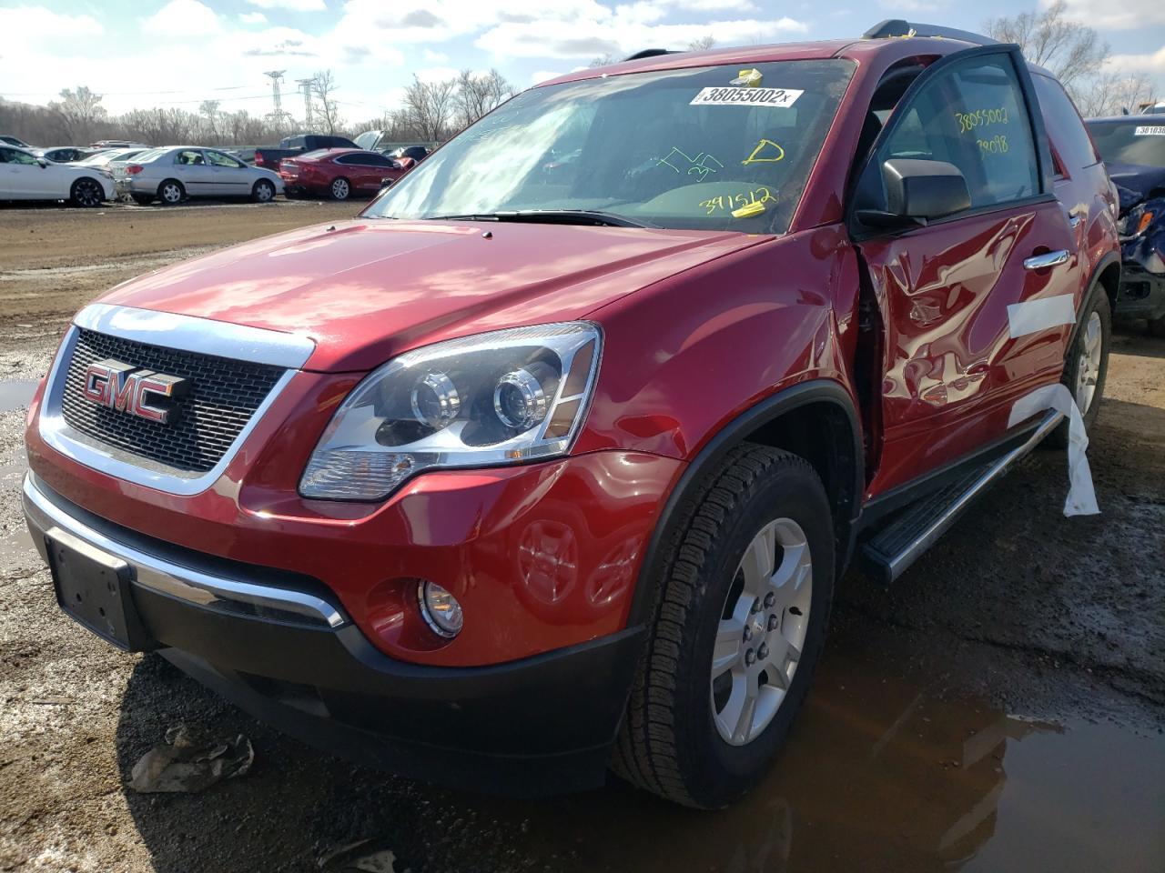 Photo 2 from auction – 2012 GMC ACADIA SLE with VIN 1GKKRPED9CJ391512