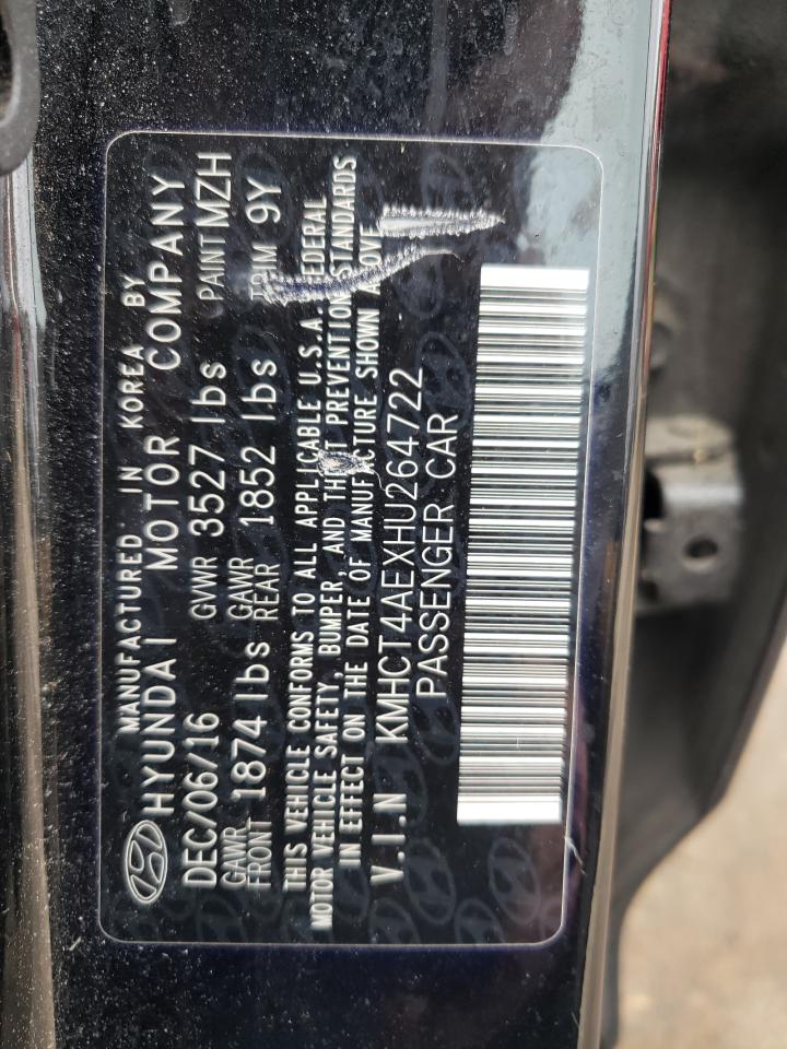 Photo 10 from auction – 2017 HYUNDAI ACCENT SE with VIN KMHCT4AEXHU264722