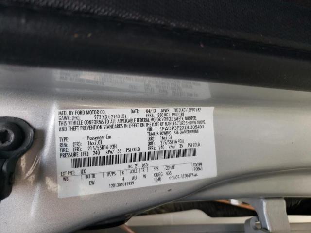 Photo 10 from auction – 2013 FORD FOCUS SE with VIN 1FADP3F2XDL305491