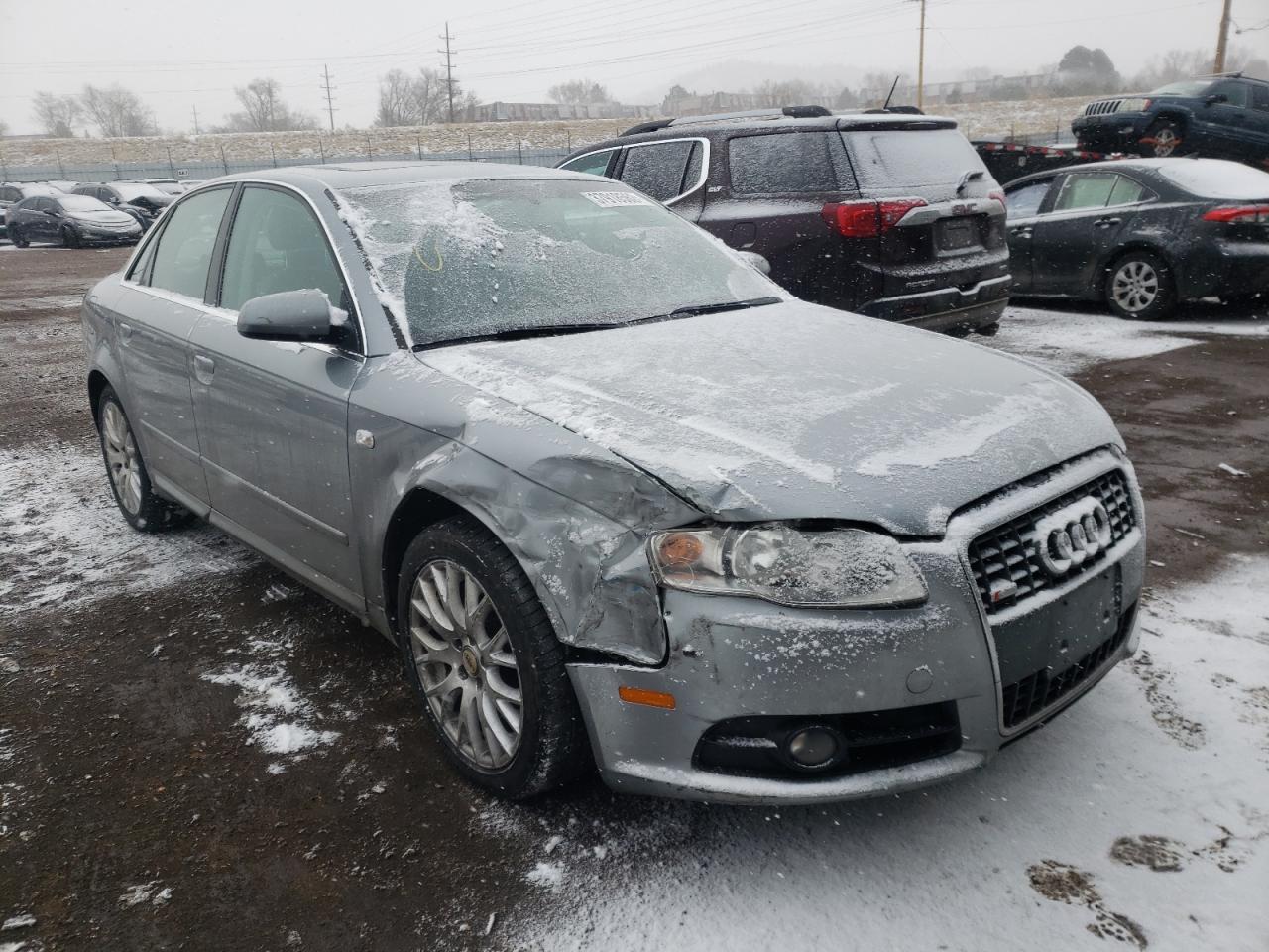 AUDI A4 2.0T QU 2008 with VIN WAUDF78E68A147239 - Photo from auction