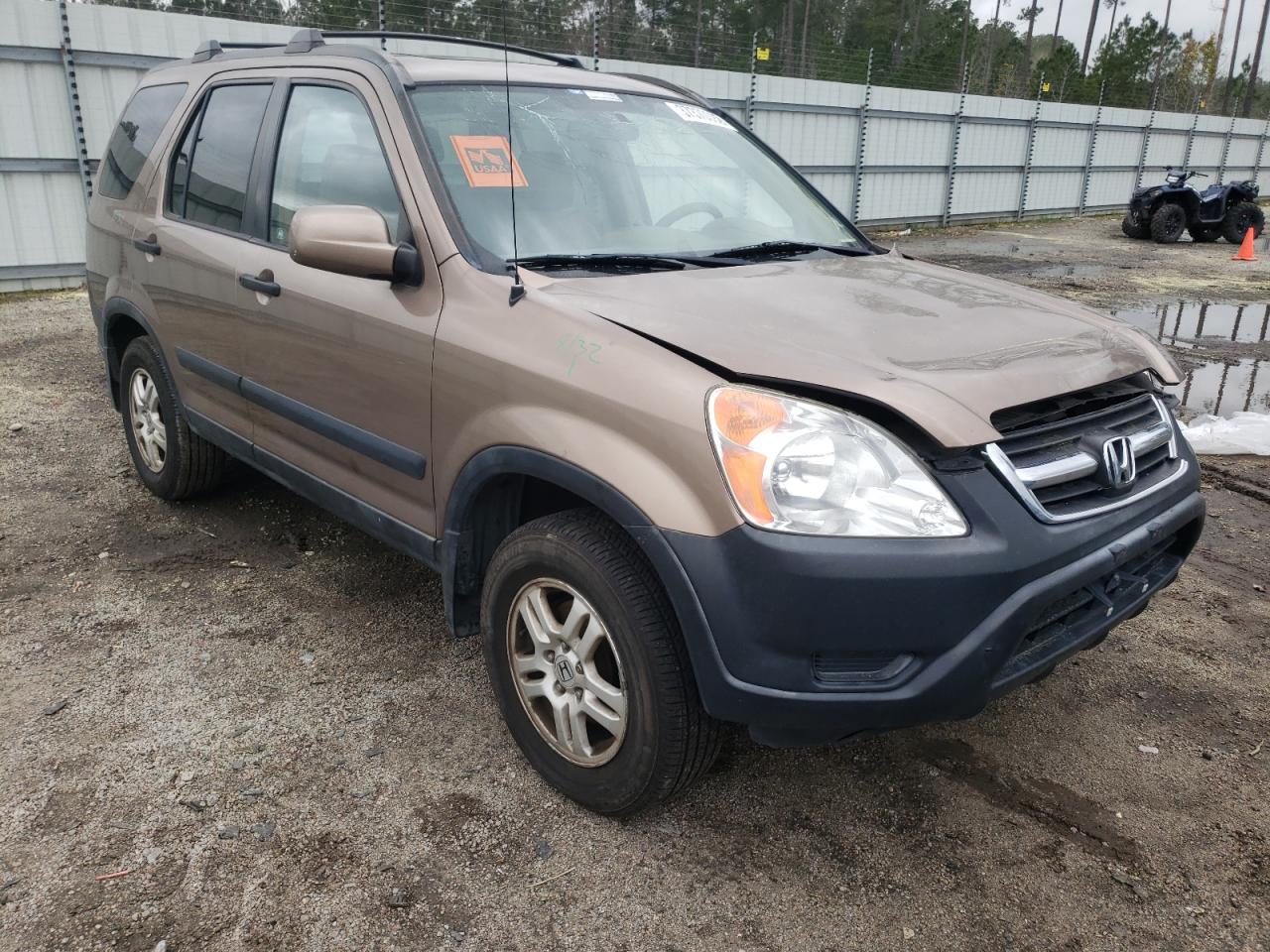 HONDA CR-V EX 2002 with VIN JHLRD78802C005573 - Photo from auction