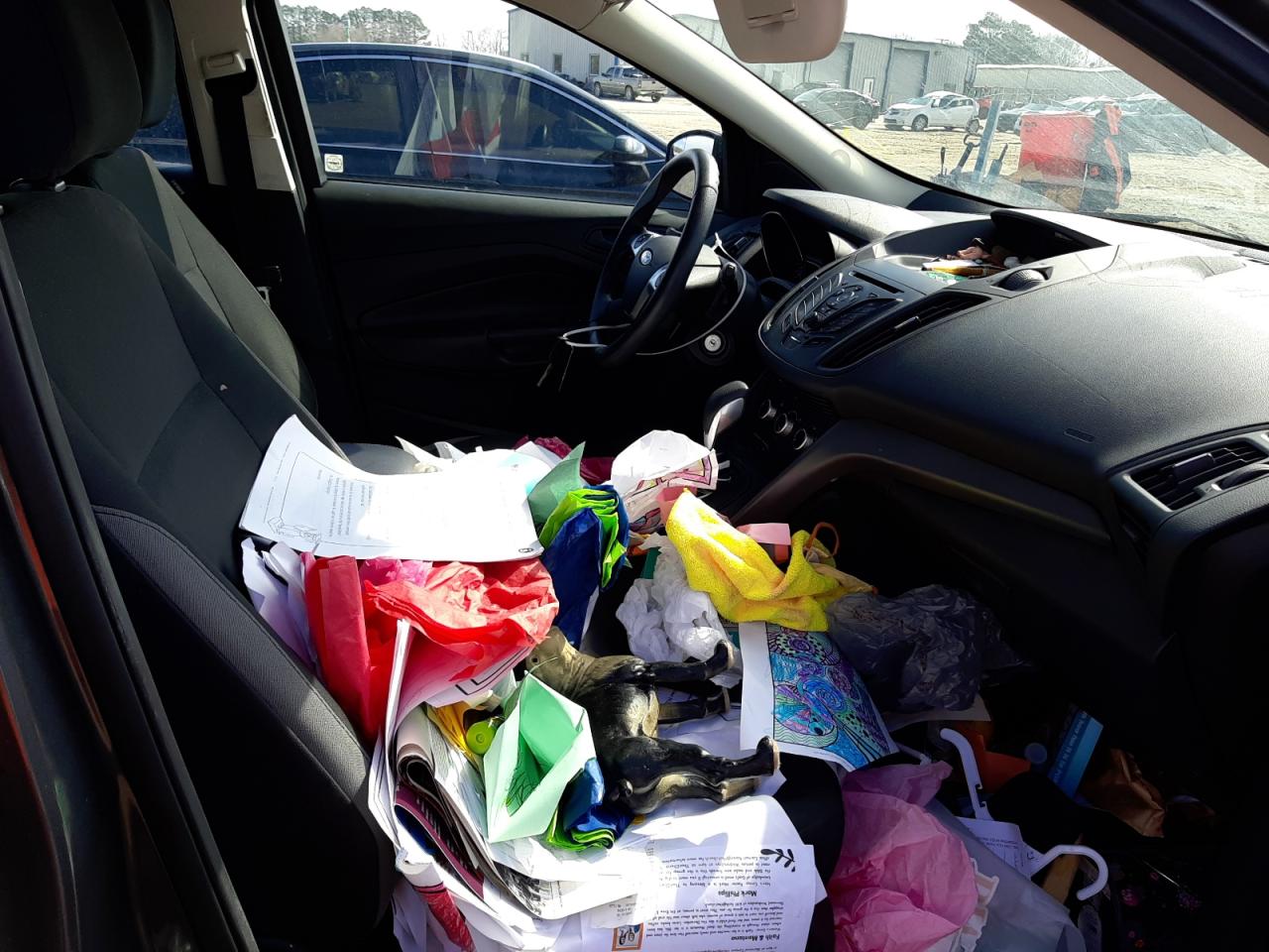 Photo 5 from auction – 2014 FORD ESCAPE S with VIN 1FMCU0F75EUA58011