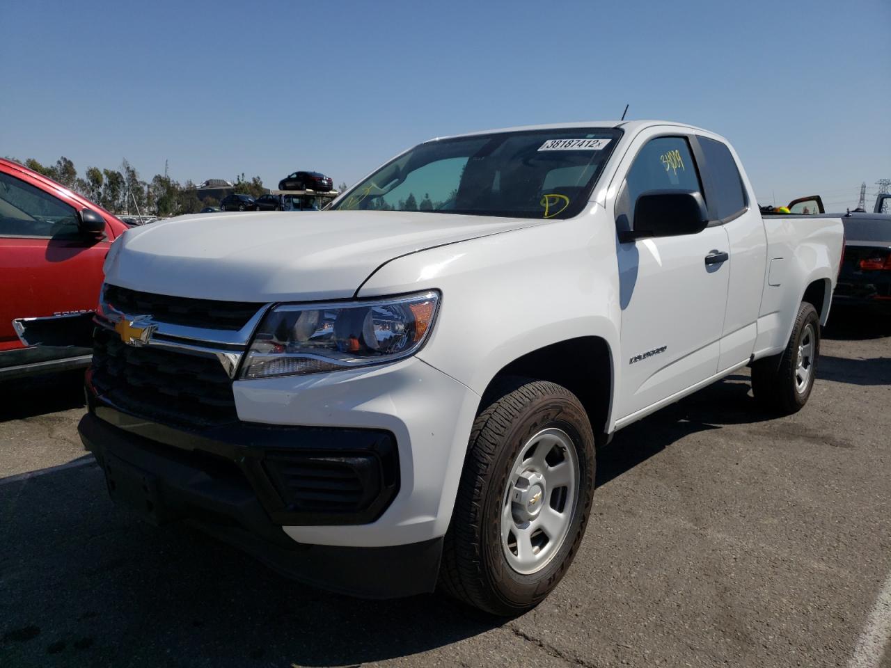 Photo 2 from auction – 2021 CHEVROLET COLORADO with VIN 1GCHSBEA7M1136362