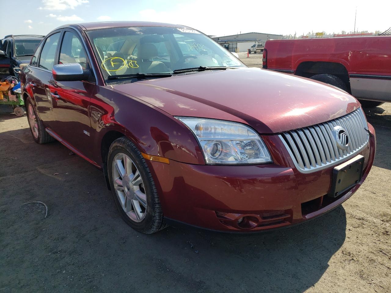 MERCURY SABLE PREM 2008 with VIN 1MEHM42W78G607241 - Photo from auction