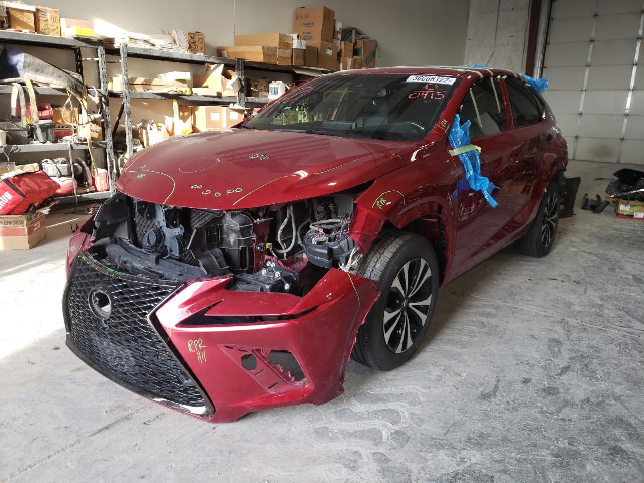 Photo 2 from auction – 2018 LEXUS NX 300 BAS with VIN JTJBARBZ3J2160415