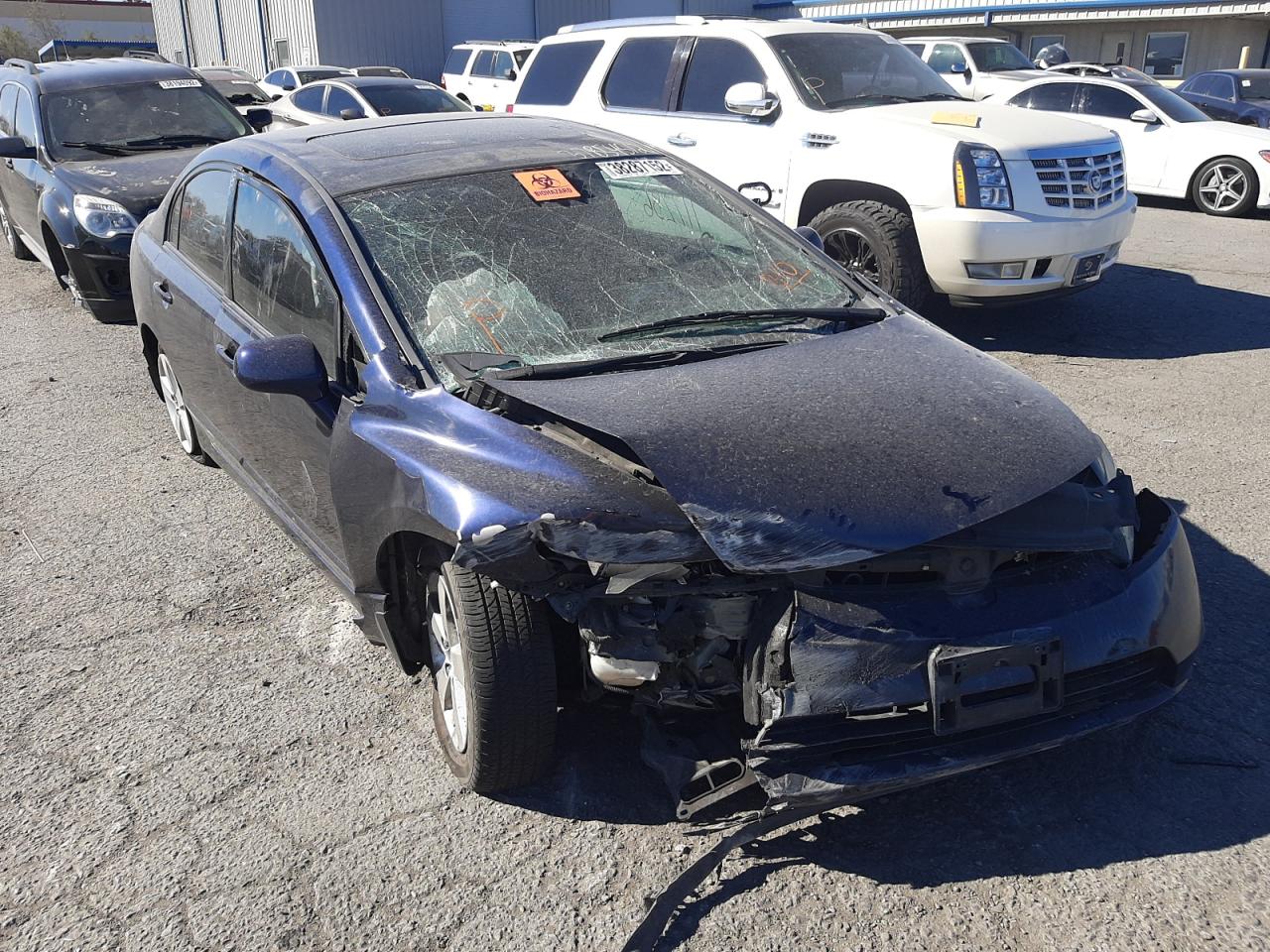 HONDA CIVIC EX 2008 with VIN 1HGFA16828L018408 - Photo from auction