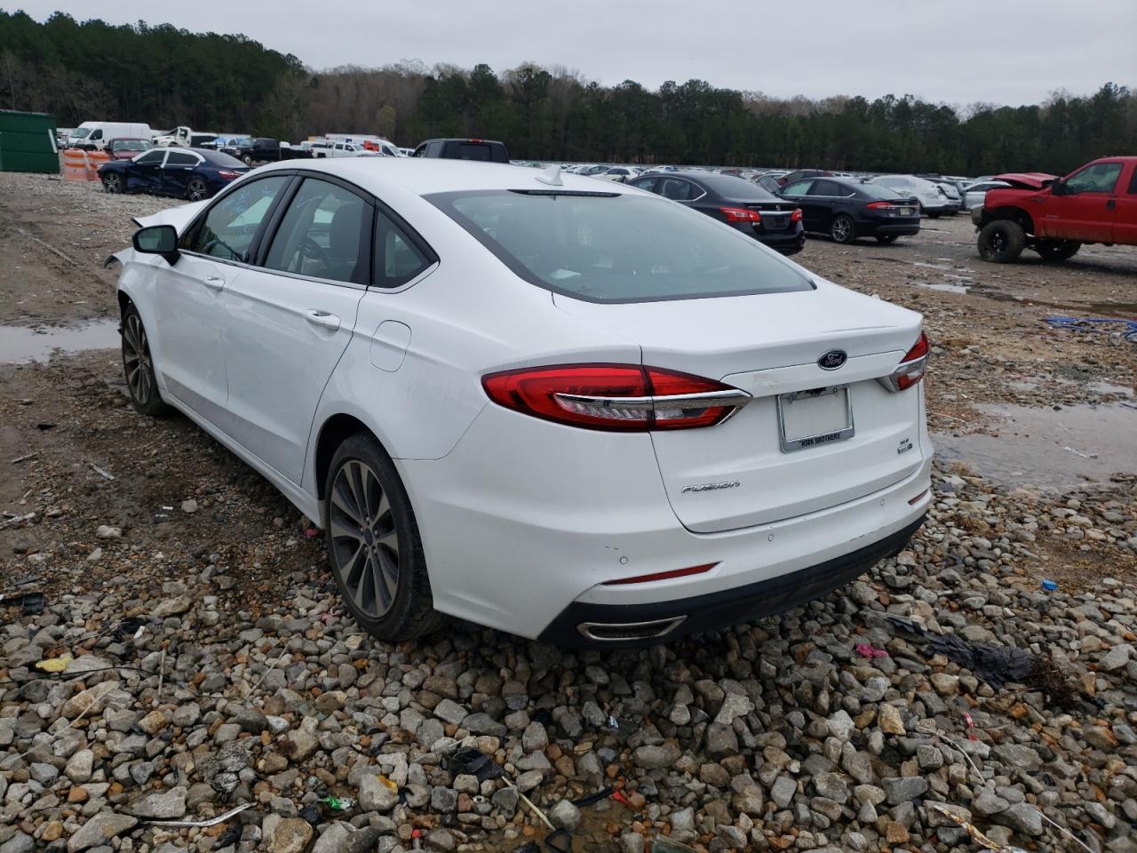 Photo 3 from auction – 2019 FORD FUSION SE with VIN 3FA6P0T98KR260025