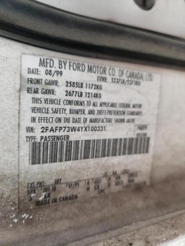 Photo 10 from auction – 2000 FORD CROWN VICT with VIN 2FAFP73W4YX100331