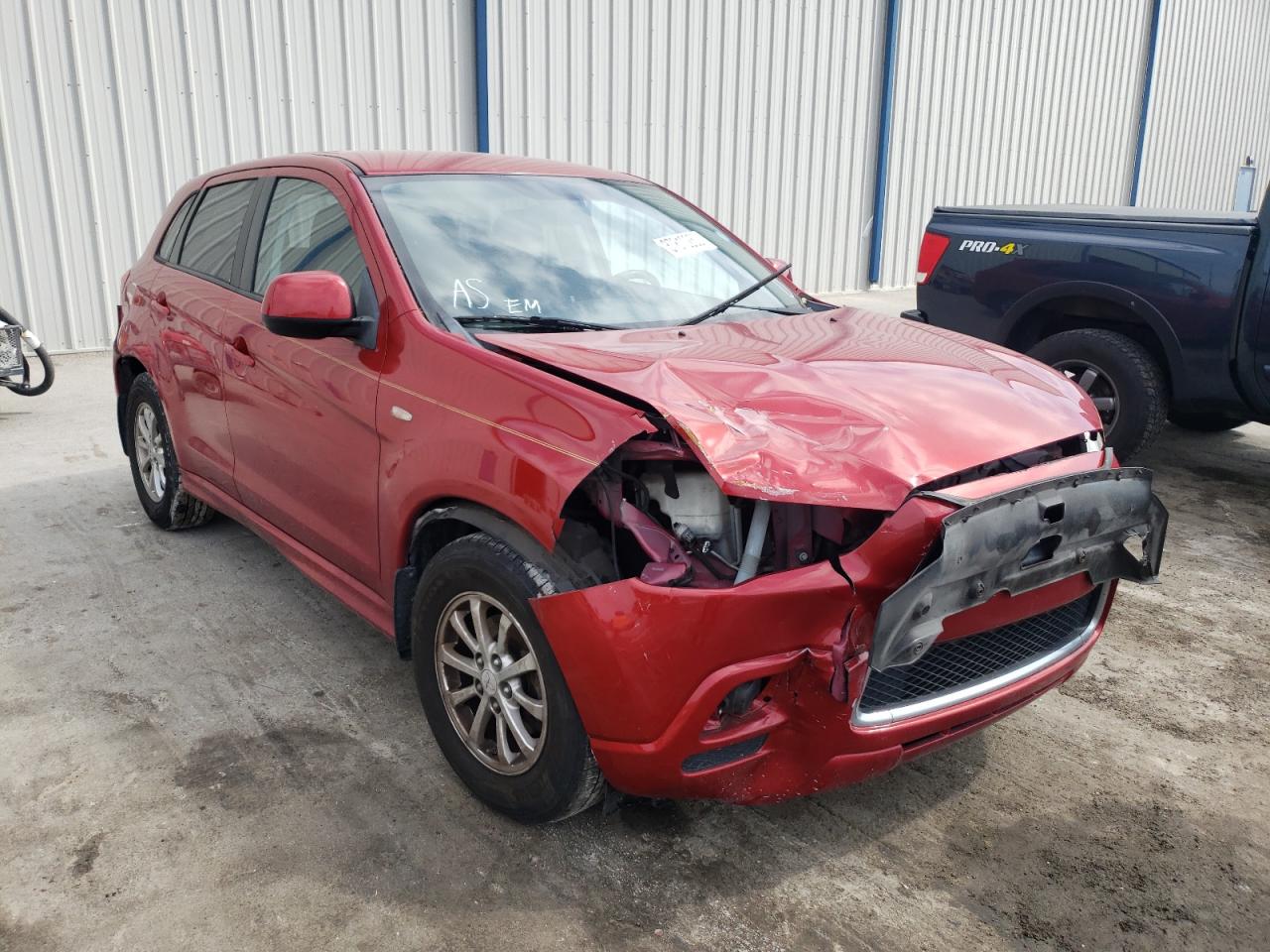 MITSUBISHI OUTLANDER 2012 with VIN JA4AP3AU1CZ005981 - Photo from auction