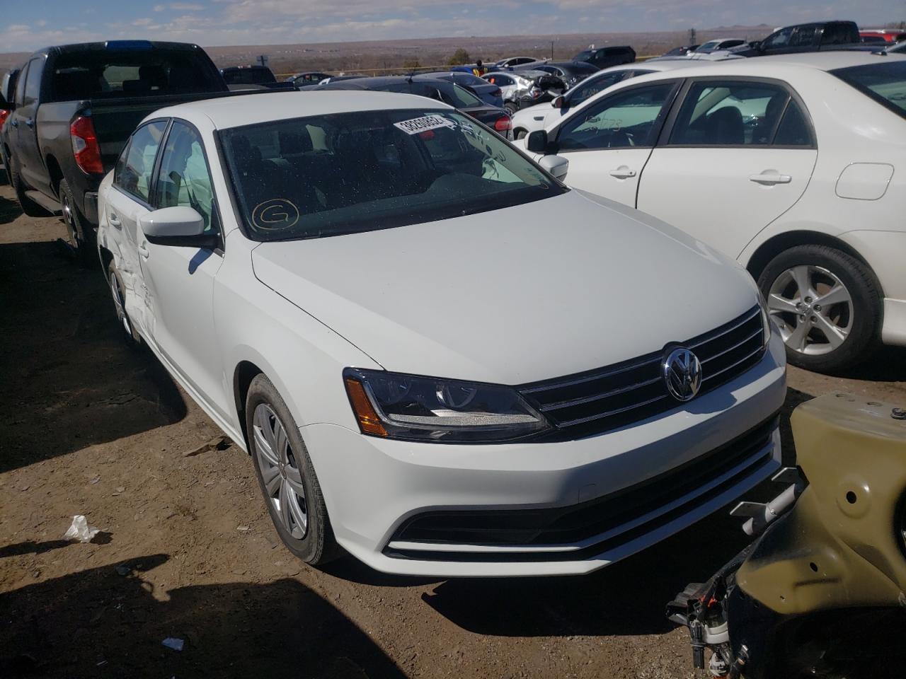 VOLKSWAGEN JETTA S 2017 with VIN 3VW2B7AJ6HM403151 - Photo from auction