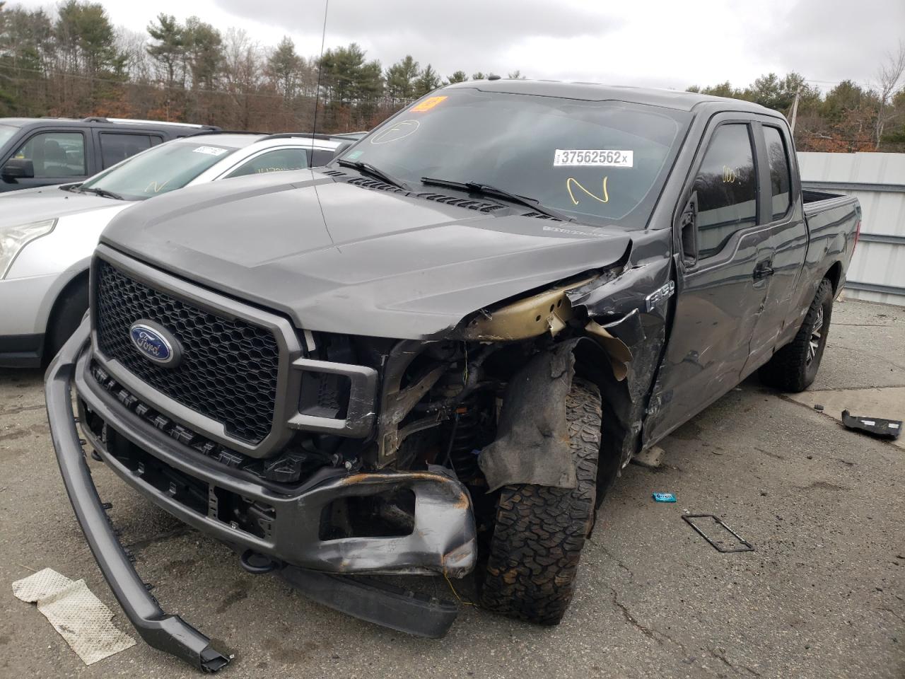 Photo 2 from auction – 2018 FORD F150 SUPER with VIN 1FTEX1EP2JKE74258