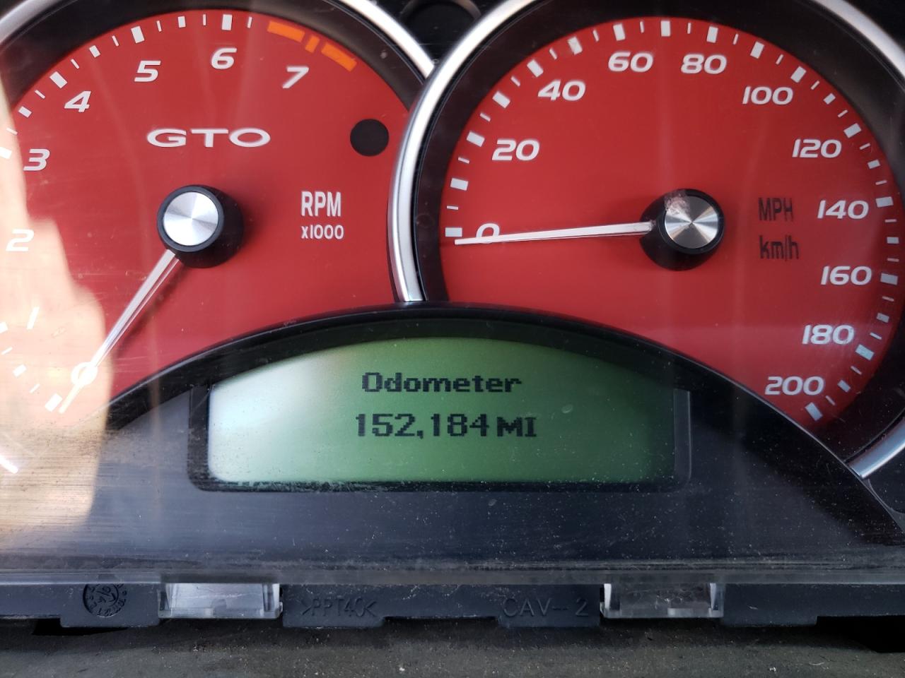 Photo 8 from auction – 2005 PONTIAC GTO with VIN 6G2VX12U75L367966
