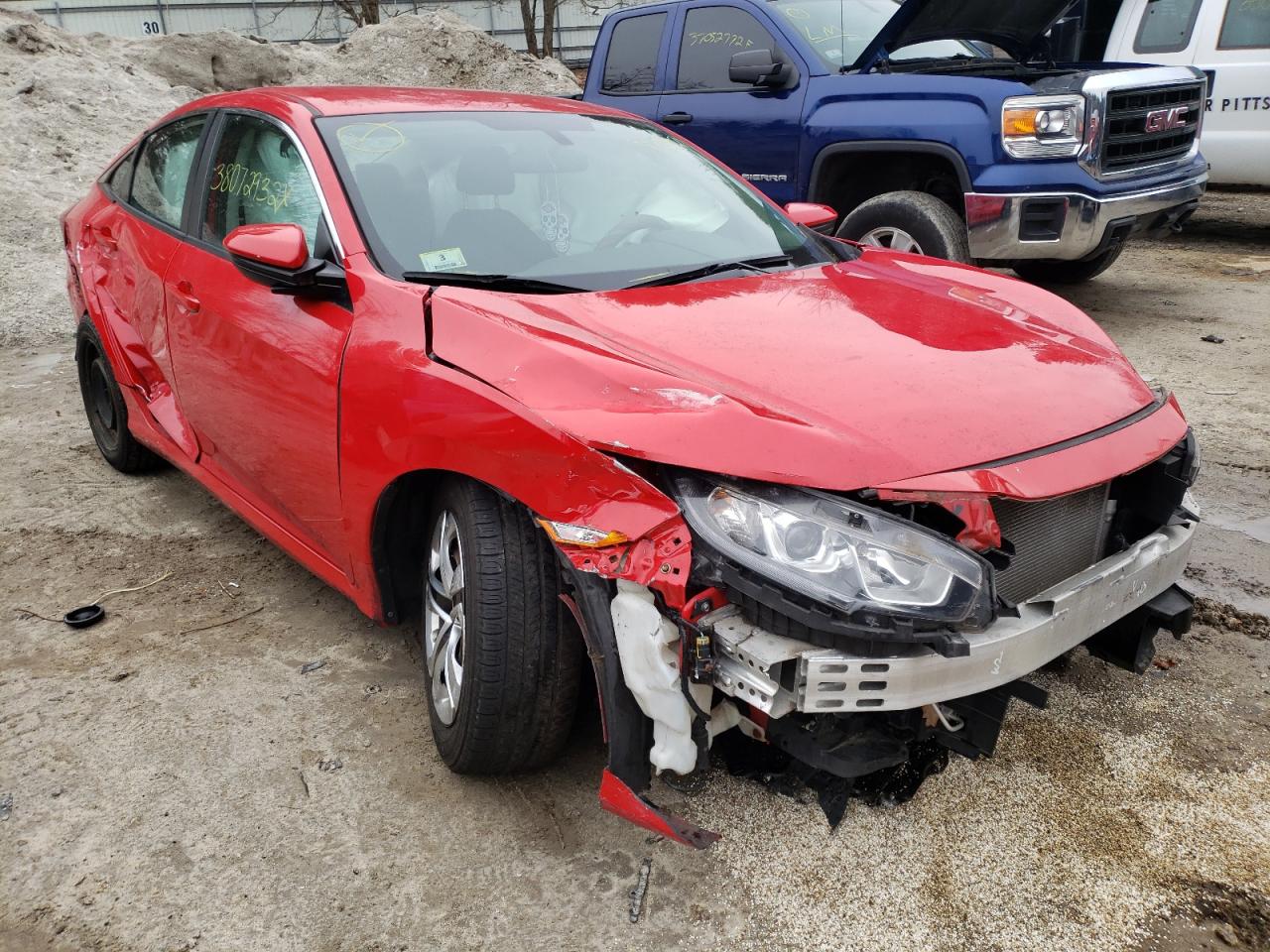 HONDA CIVIC LX 2016 with VIN 2HGFC2F56GH513633 - Photo from auction