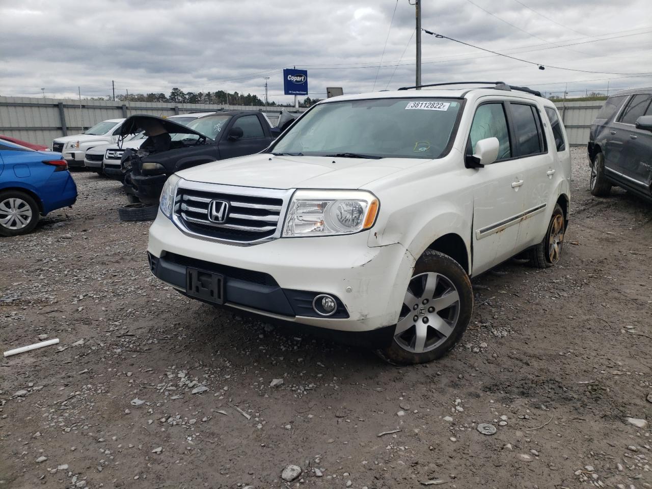 Photo 2 from auction – 2014 HONDA PILOT TOUR with VIN 5FNYF4H92EB021288