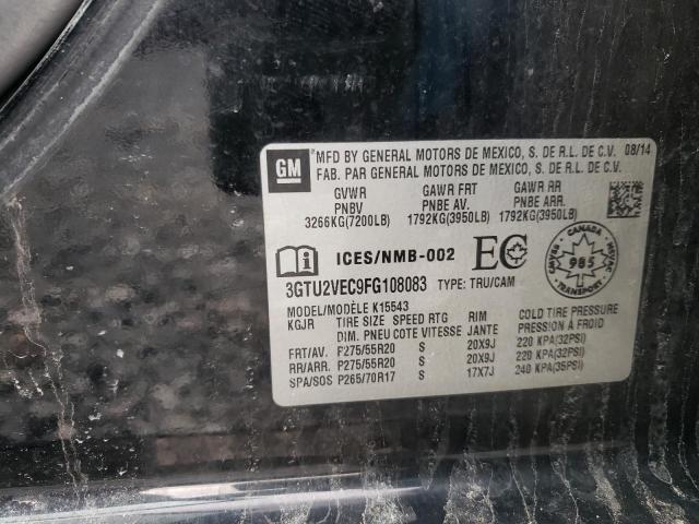 Photo 10 from auction – 2015 GMC SIERRA K15 with VIN 3GTU2VEC9FG108083