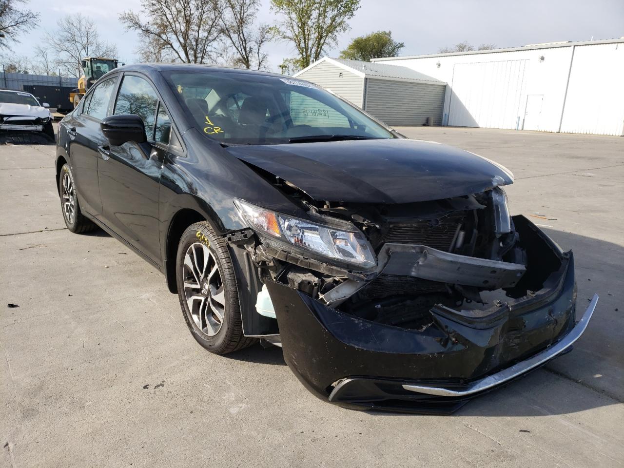 HONDA CIVIC EX 2015 with VIN 2HGFB2F81FH525619 - Photo from auction