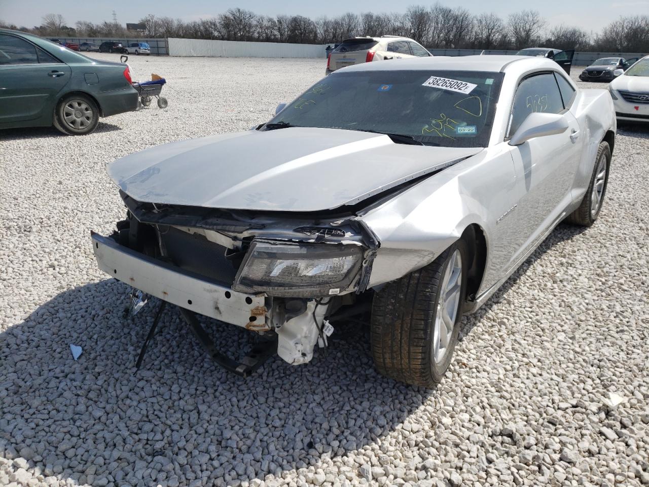 Photo 2 from auction – 2015 CHEVROLET CAMARO LS with VIN 2G1FB1E35F9306177
