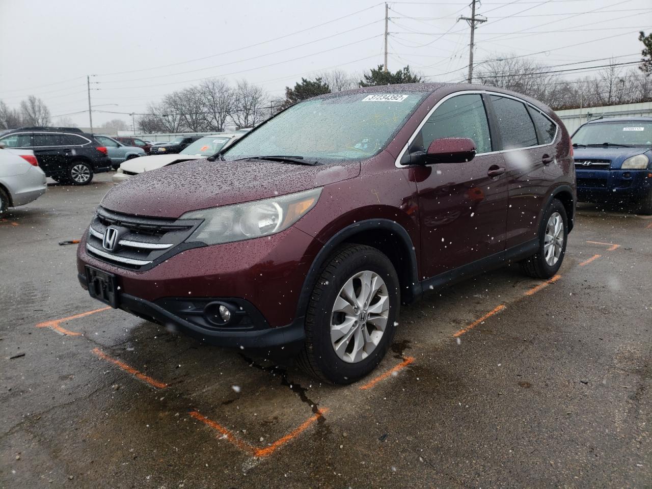 Photo 2 from auction – 2012 HONDA CR-V EX with VIN 5J6RM3H50CL034529