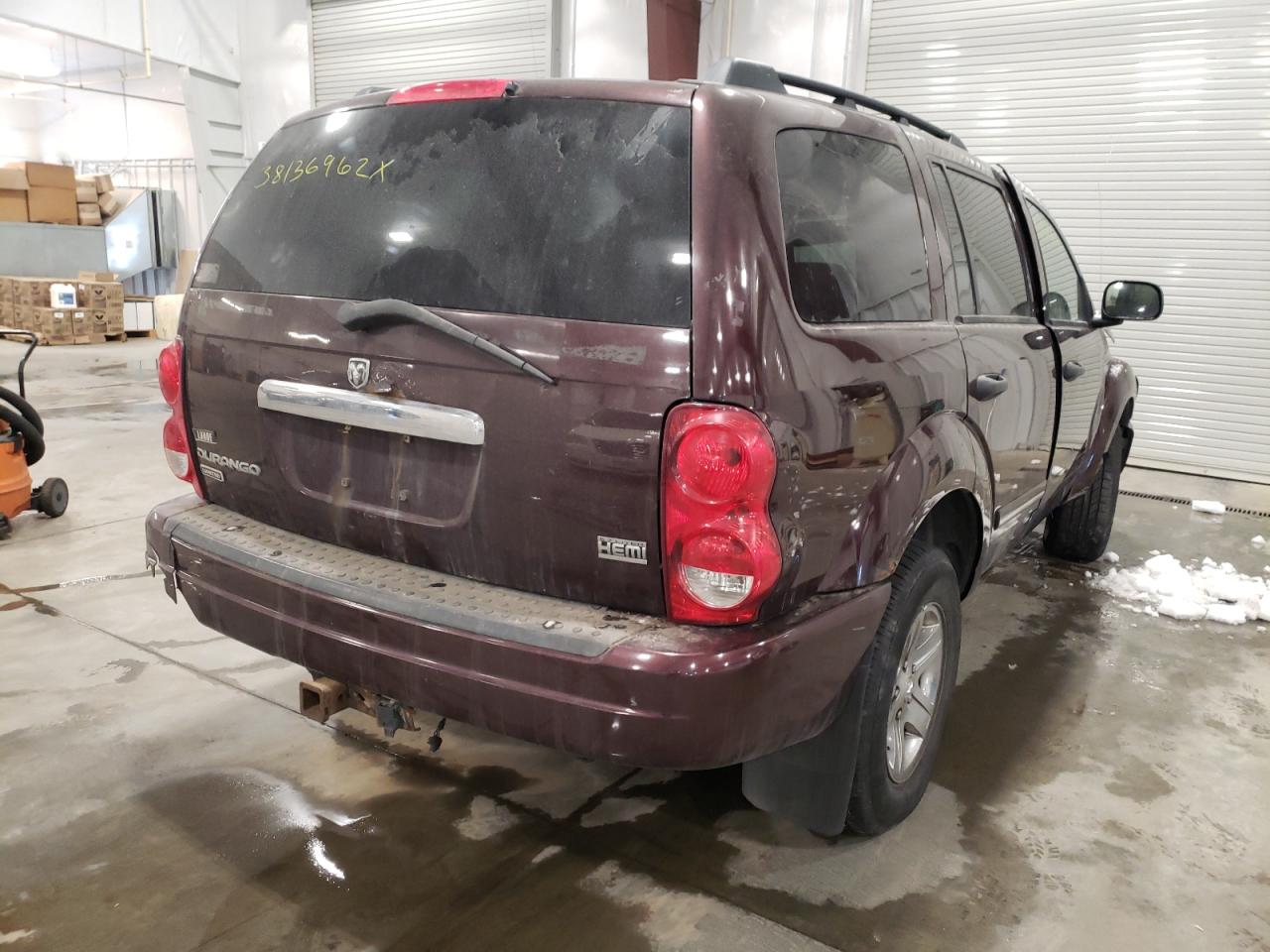 Photo 4 from auction – 2005 DODGE DURANGO LI with VIN 1D4HB58D35F556702