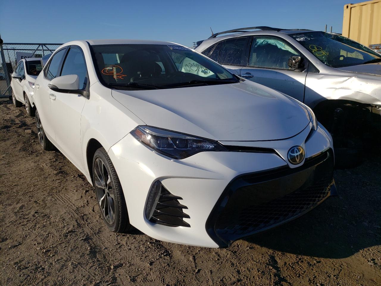 TOYOTA COROLLA L 2018 with VIN 2T1BURHE7JC054193 - Photo from auction