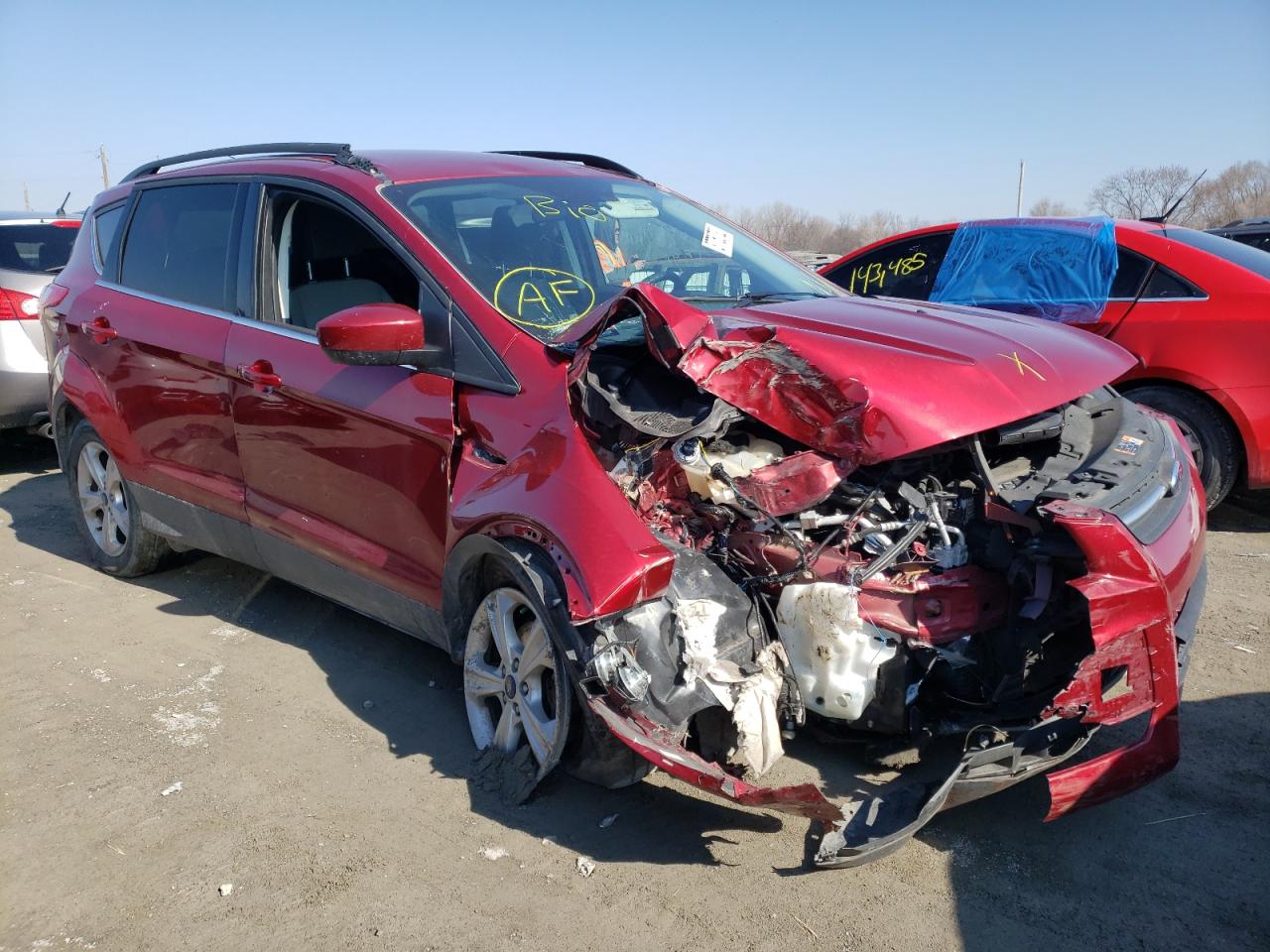 FORD ESCAPE SE 2016 with VIN 1FMCU0GX6GUC77058 - Photo from auction
