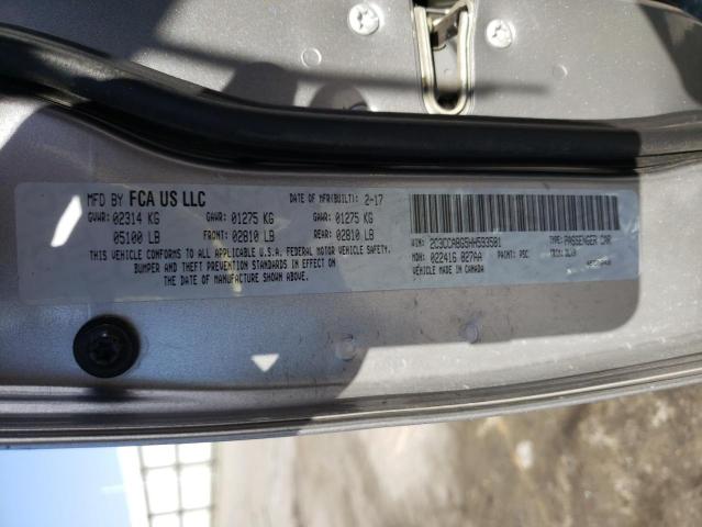 Photo 10 from auction – 2017 CHRYSLER 300 S with VIN 2C3CCABG5HH593581