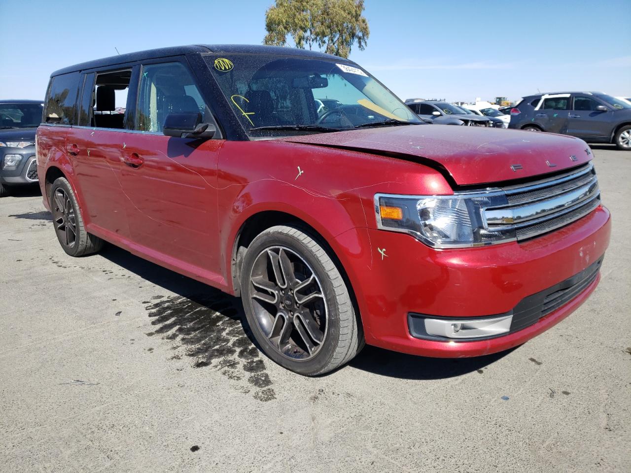 FORD FLEX SEL 2014 with VIN 2FMGK5C83EBD45158 - Photo from auction