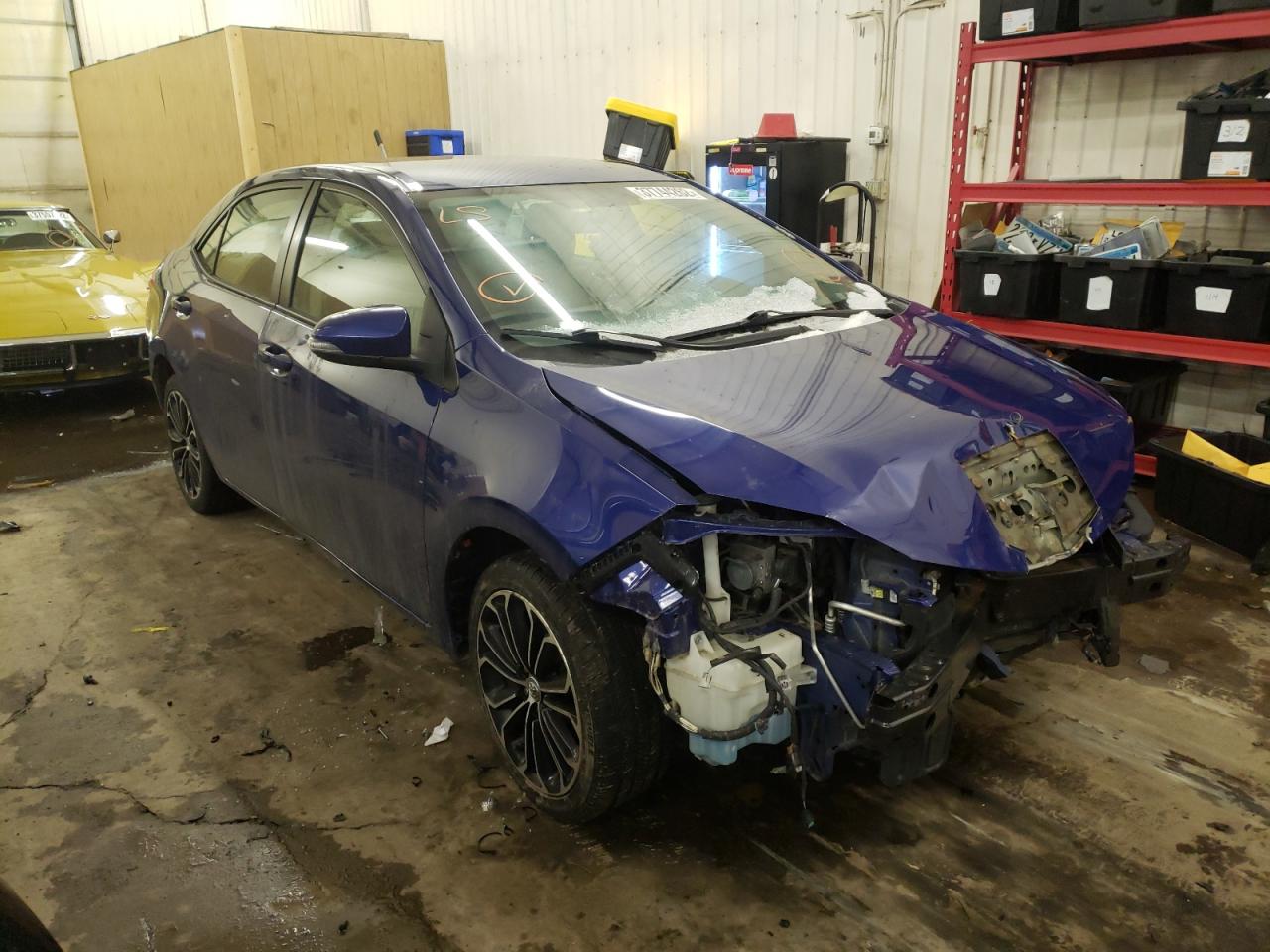 TOYOTA COROLLA L 2015 with VIN 2T1BURHE1FC374696 - Photo from auction