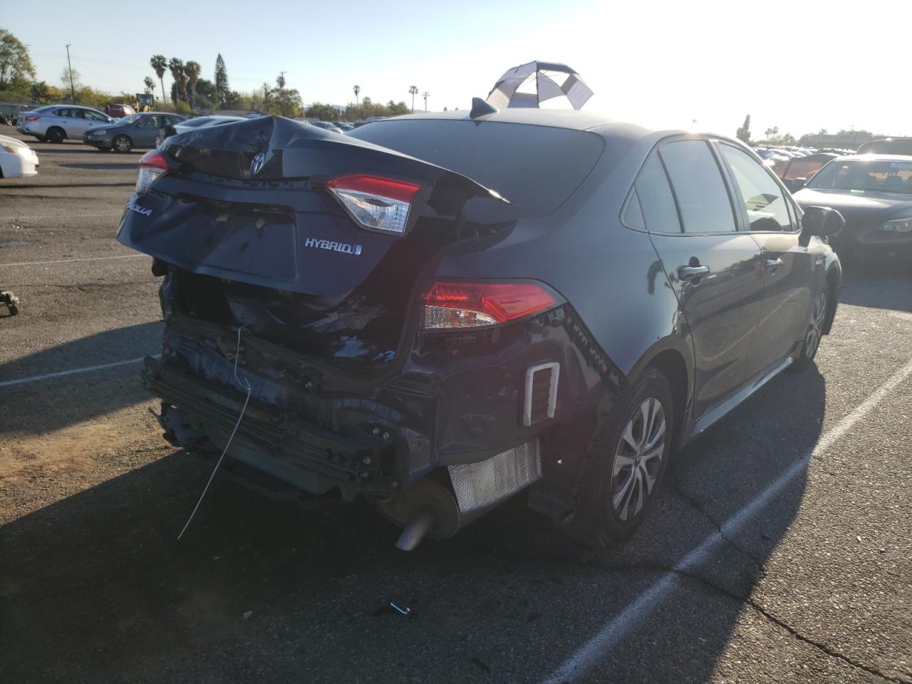 Photo 4 from auction – 2020 TOYOTA COROLLA LE with VIN JTDEBRBE9LJ021859