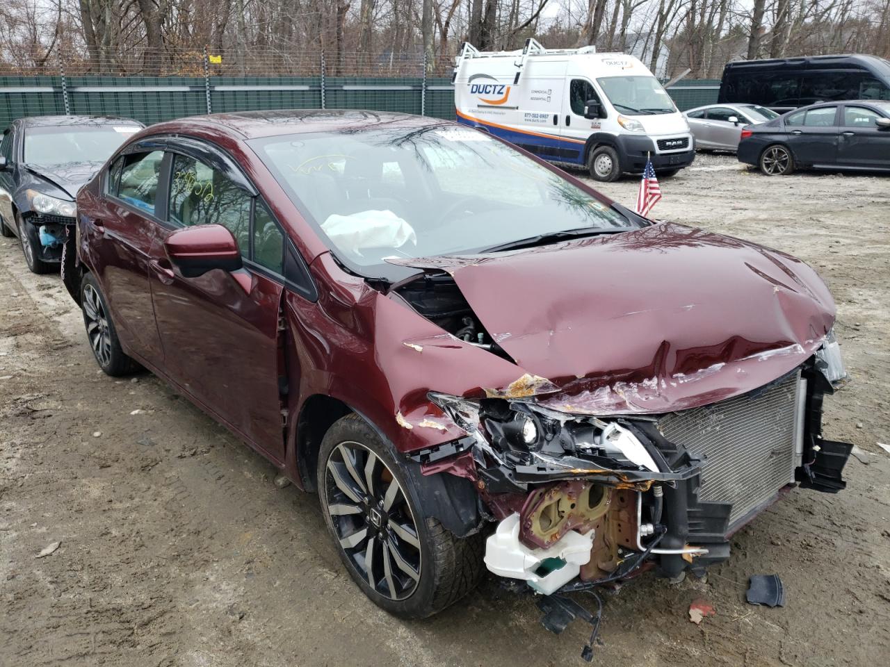 Photo 1 from auction – 2015 HONDA CIVIC EXL with VIN 2HGFB2F94FH524005