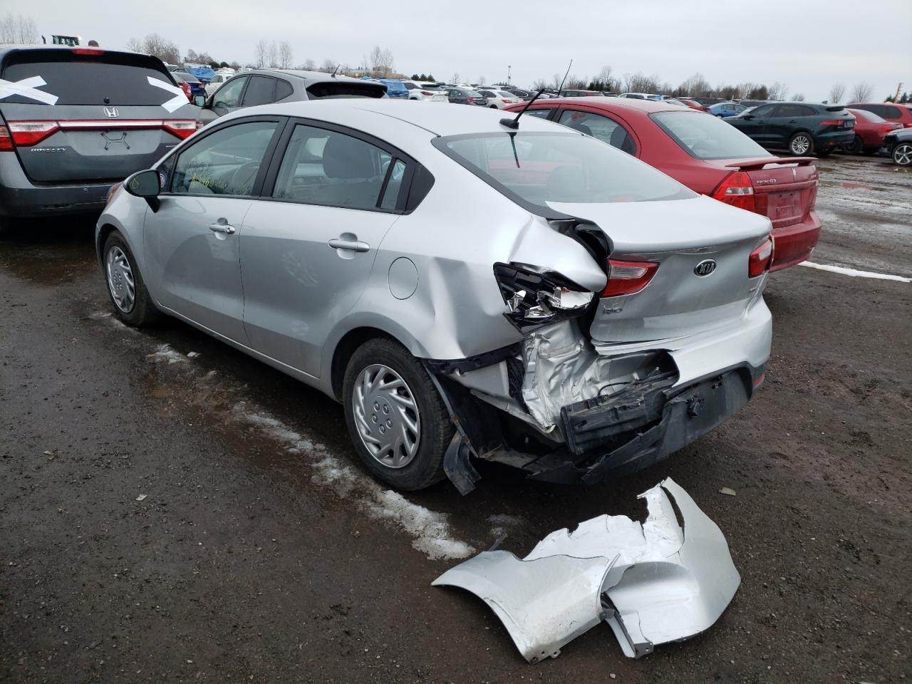 Photo 3 from auction – 2014 KIA RIO LX with VIN KNADM4A36E6399262