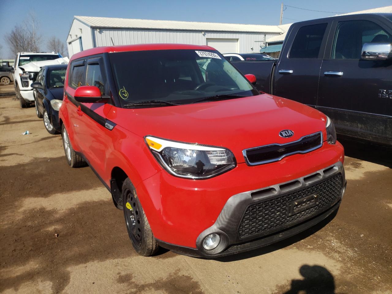 KIA SOUL + 2016 مع رقم تعريف المركبة KNDJP3A51G7825655 - صورة من المزاد