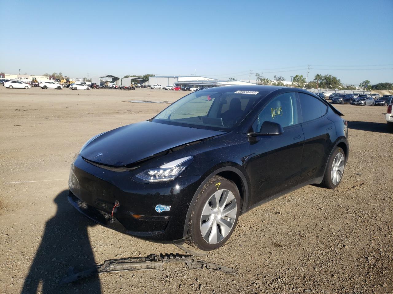 Photo 2 from auction – 2021 TESLA MODEL Y with VIN 5YJYGDEE2MF276309