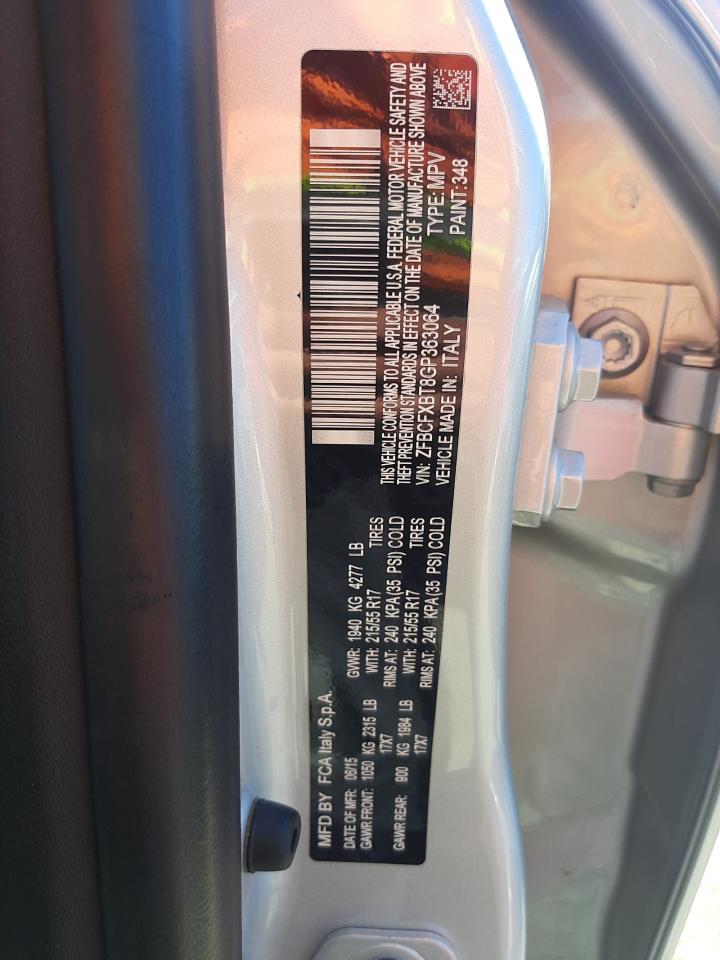 Photo 10 from auction – 2016 FIAT 500X EASY with VIN ZFBCFXBT8GP363064