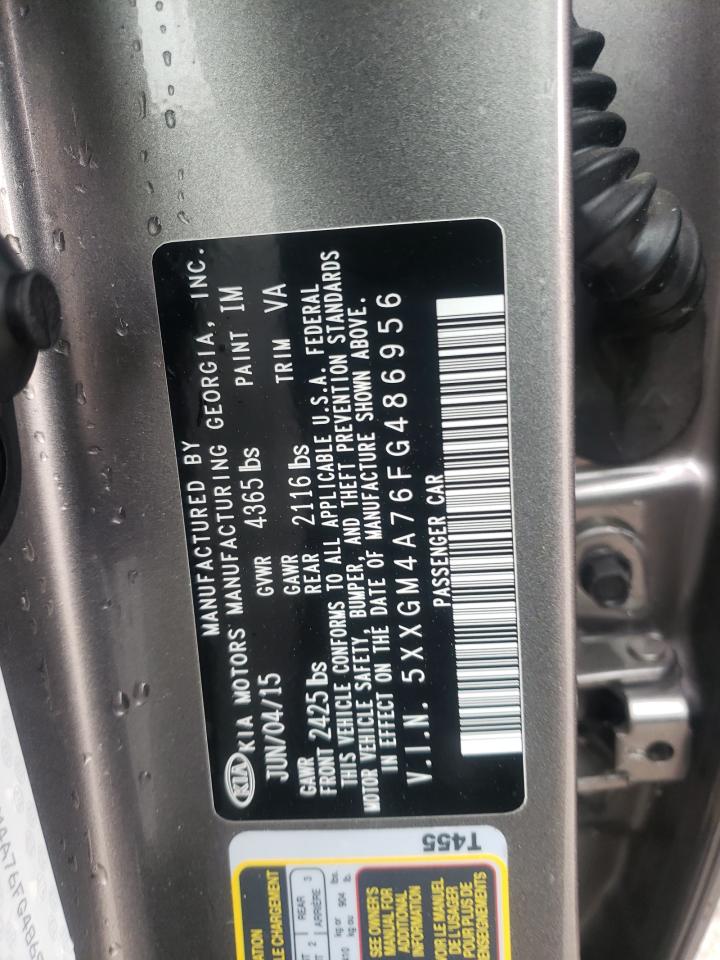 Photo 10 from auction – 2015 KIA OPTIMA LX with VIN 5XXGM4A76FG486956