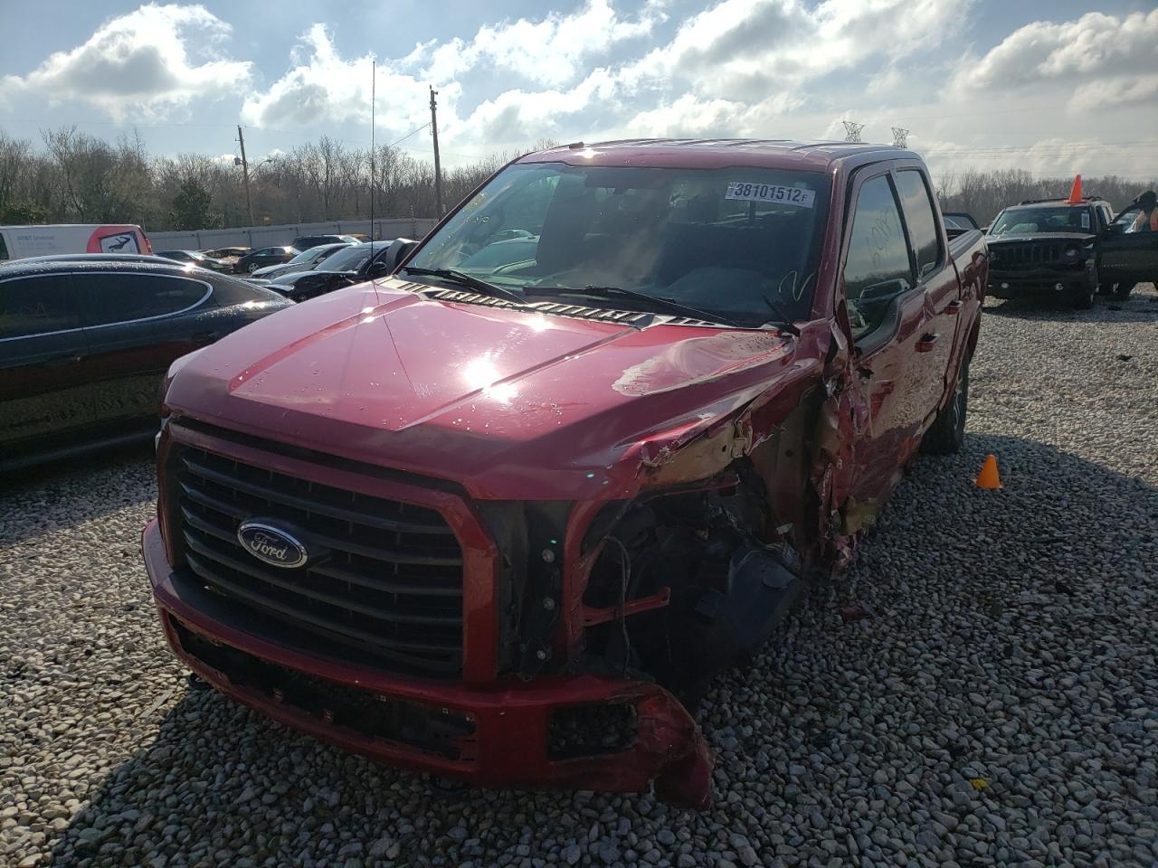 Photo 2 from auction – 2016 FORD F150 SUPER with VIN 1FTEW1EF6GKF60949