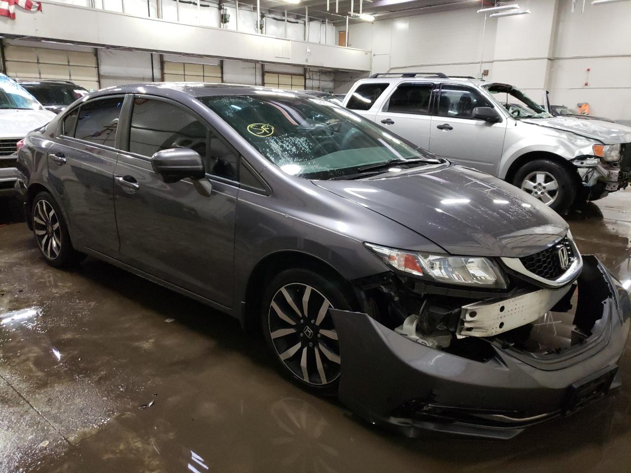 HONDA CIVIC EXL 2014 with VIN 2HGFB2F9XEH520006 - Photo from auction