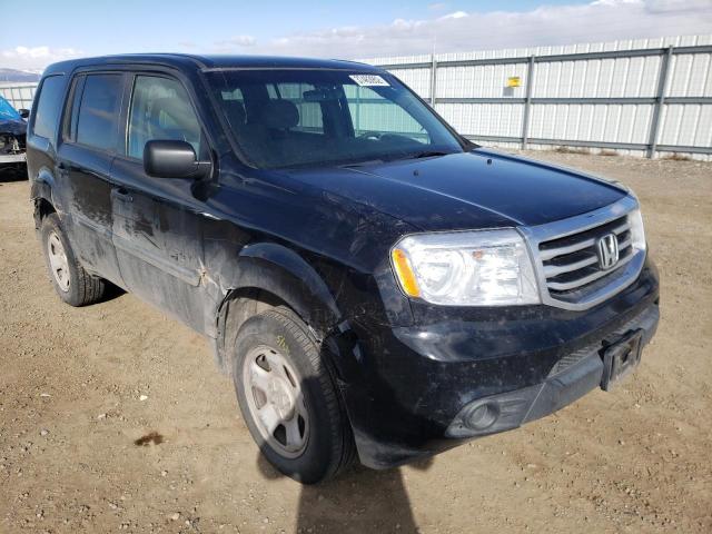 HONDA PILOT LX 2015 with VIN 5FNYF3H28FB019124 - Photo from auction