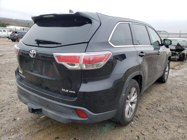 Photo 4 from auction – 2015 TOYOTA HIGHLANDER with VIN 5TDJKRFH2FS095070