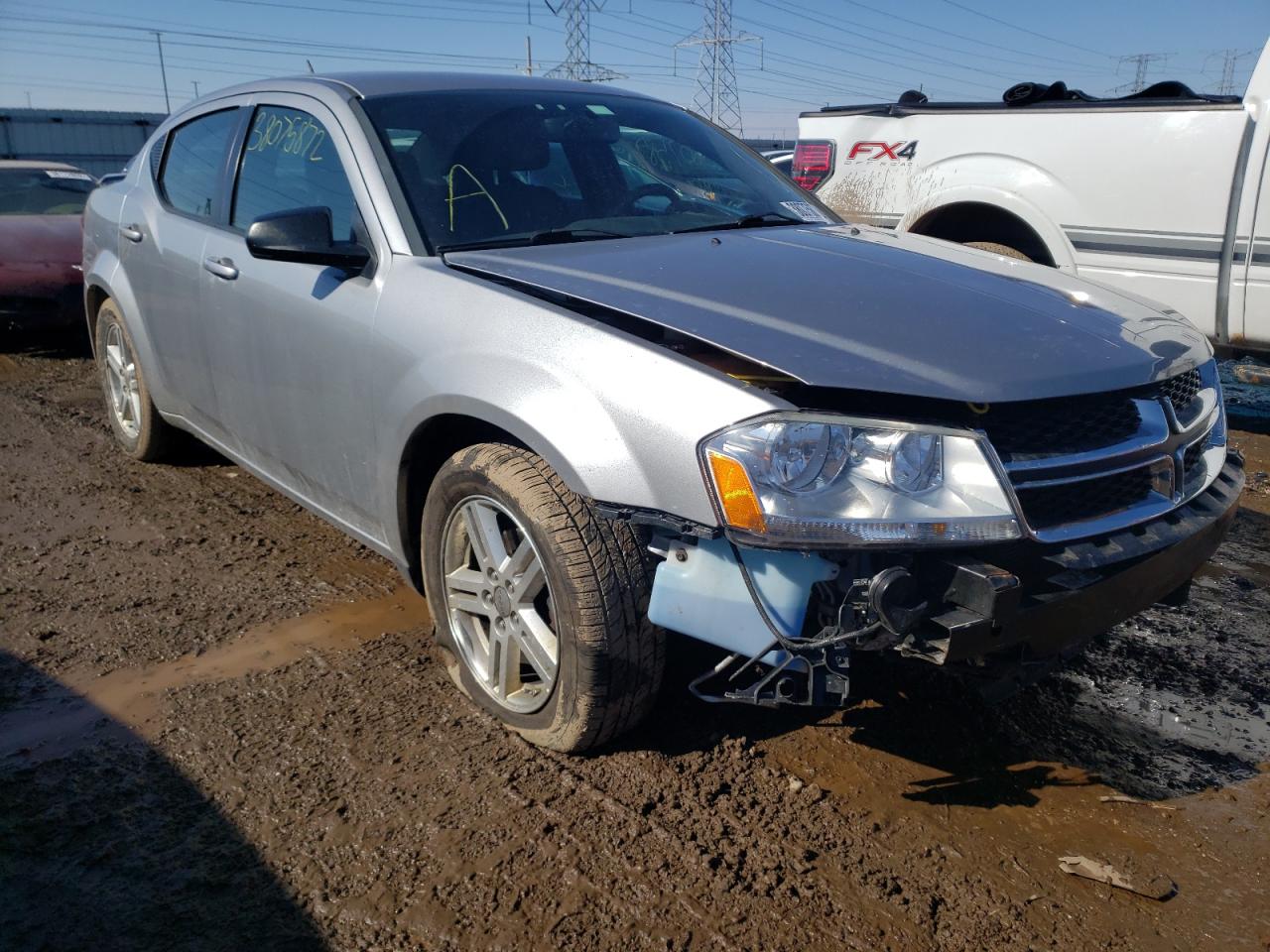 Foto 1 de la subasta – 2014 DODGE AVENGER SE con VIN 1C3CDZAGXEN182547