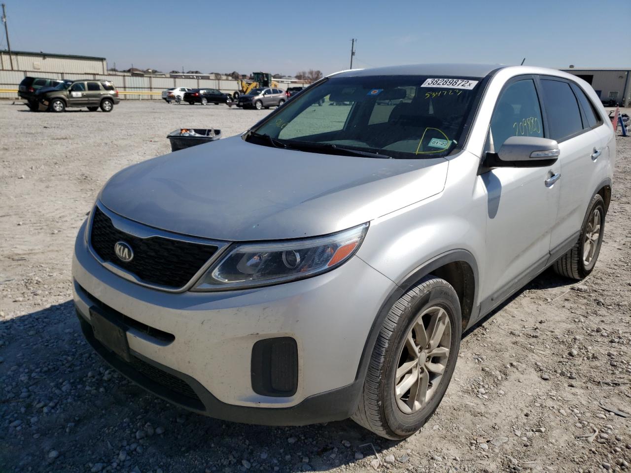 Photo 2 from auction – 2014 KIA SORENTO LX with VIN 5XYKT3A64EG534723
